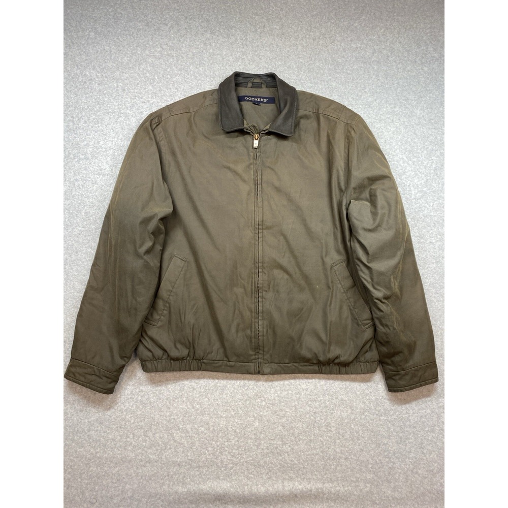 Dockers Utex Jacket Mens Extra Large Brown‎ Rancher Cowboy Rodeo Western Camping